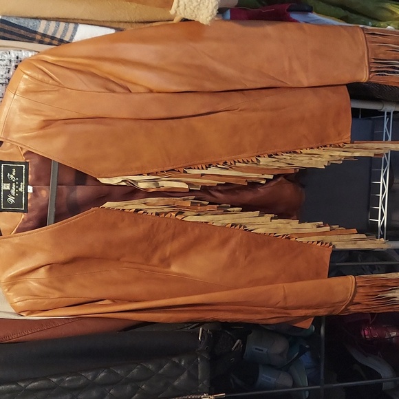 SALE!! Western Flair Fringe Leather Jacket Final Price - Picture 9 of 9